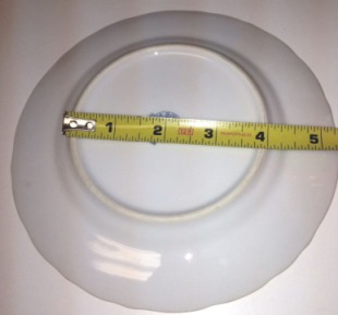 1930's side plate at 4" food surface